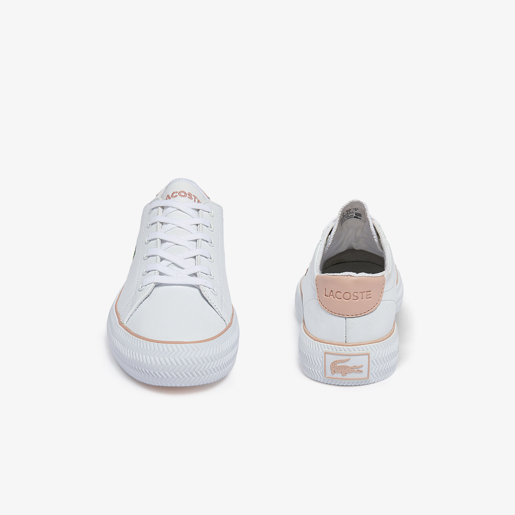 lacoste women s gripshot bl leather and synthetic trainers