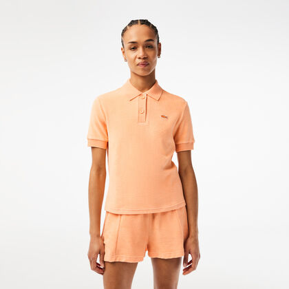 Women's Lacoste Organic Cotton Terry Polo Shirt