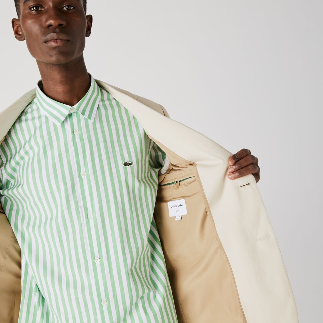 سترة بليزر مزيج القطن والكتان قصة مستقيمة للرجال سترة بليزر مزيج القطن والكتان قصة مستقيمة للرجال