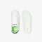 lacoste children s graduate synthetic perforated trainers