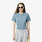 lacoste print cotton t shirt