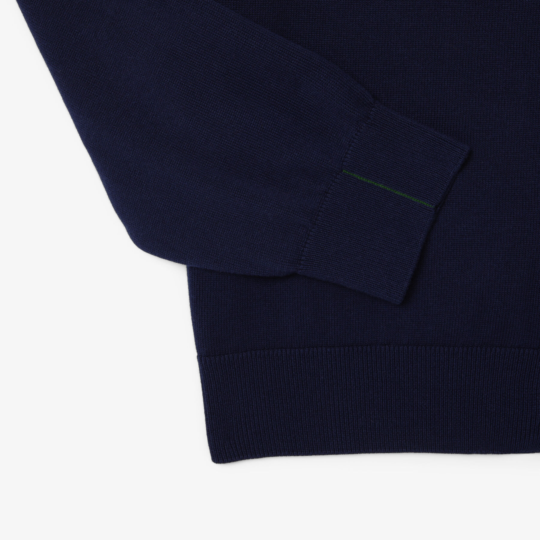 Zipped High Neck Cotton Sweater Zipped High Neck Cotton Sweater