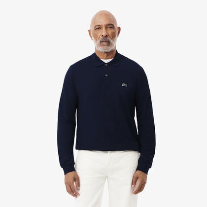 Classic Fit Long Sleeved L.12.12 Polo Shirt