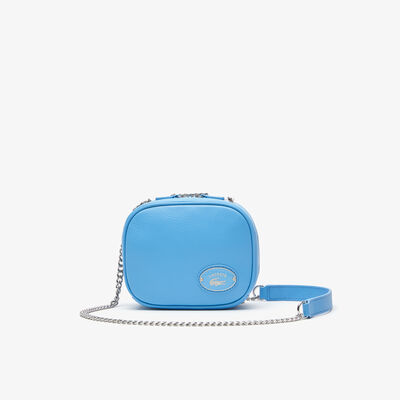 Women's Lacoste Small Square Grained Leather Crossover Bag