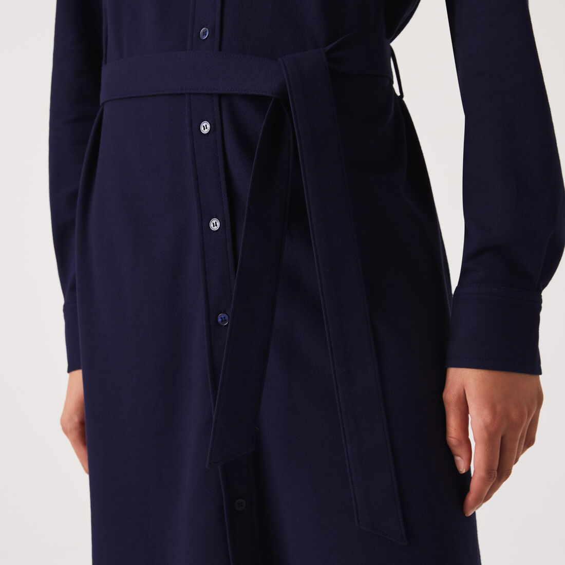 Women's Lacoste Adjustable Cotton Pique Polo Dress Women's Lacoste Adjustable Cotton Pique Polo Dress