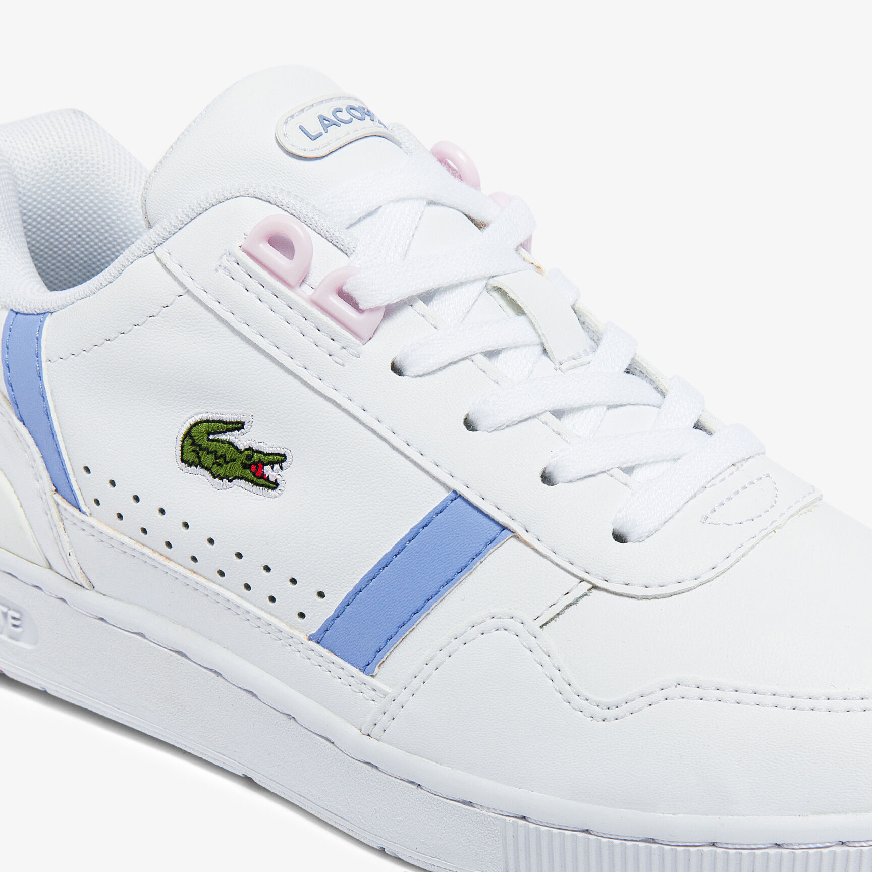 Women's T-Clip Leather and Synthetic Sneakers