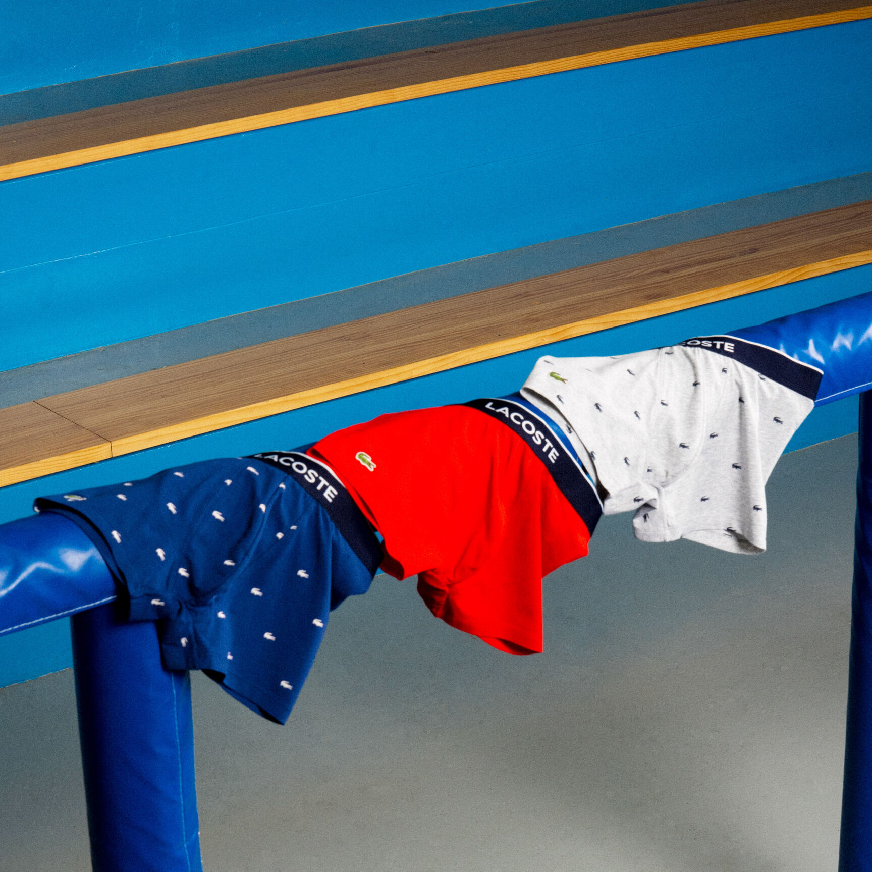 طقم بوكسر كاجوال أسود، 3 قطع