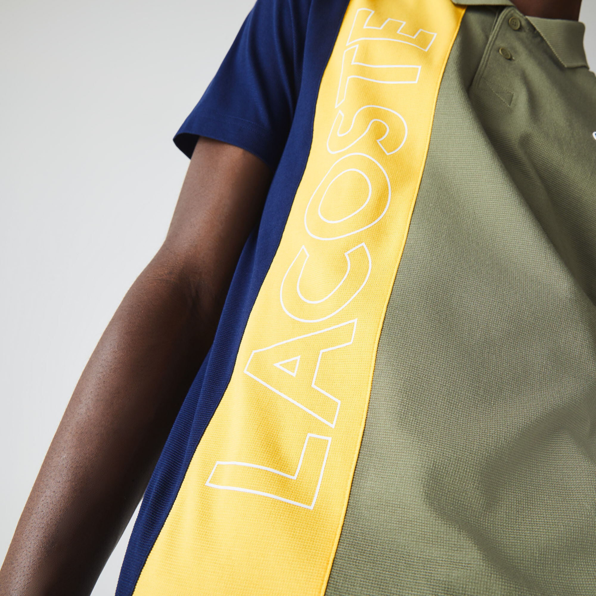 Men’s Lacoste Regular Fit Colourblock Ultra-Lightweight Knit Polo Shirt
