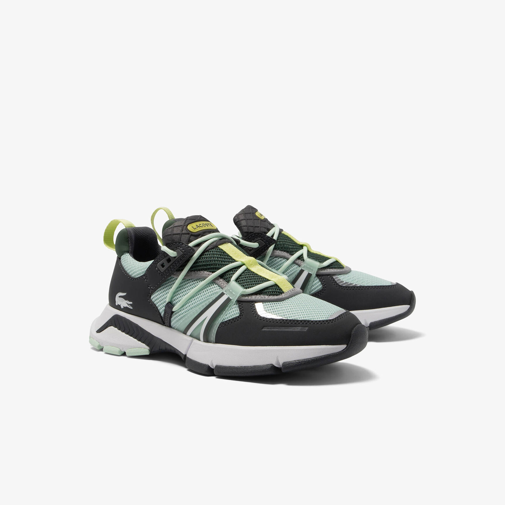 سنيكرز L003 قماش مزين بأربطة للنساء سنيكرز L003 قماش مزين بأربطة للنساء