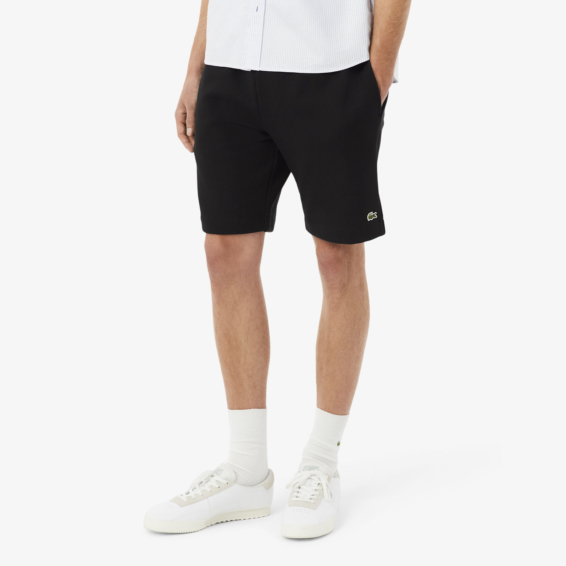 Regular Fit Fleece Shorts lacoste regular fit fleece shorts