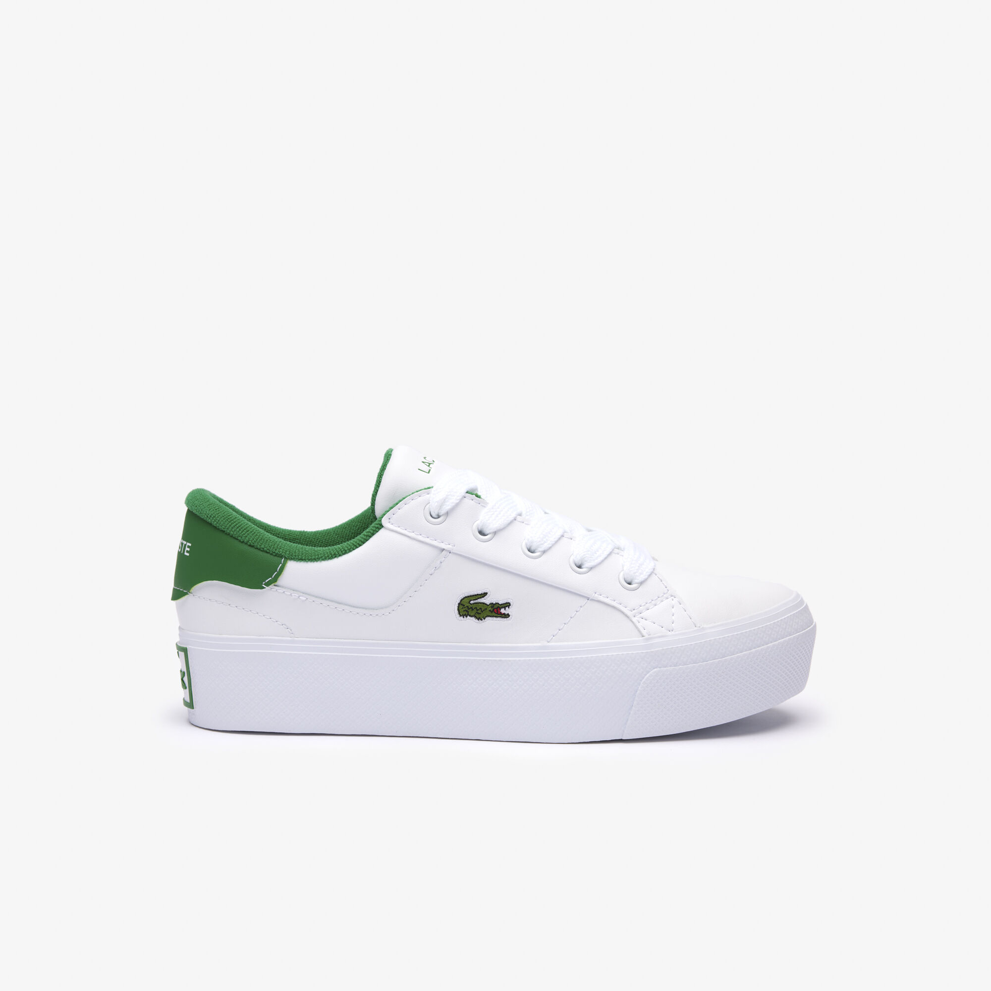 Lacoste ziane leather trainers clearance