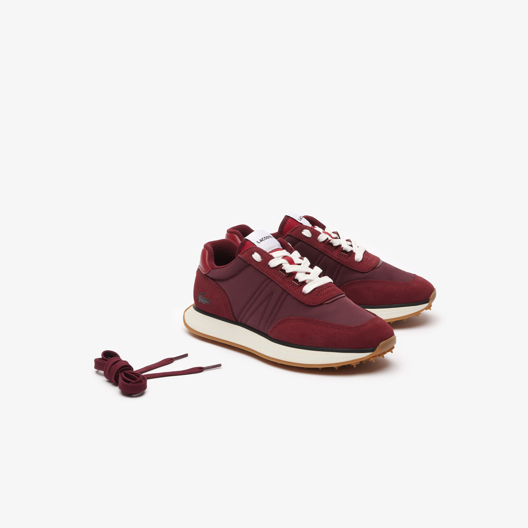 Women's L-Spin Leather and Textile Trainers 