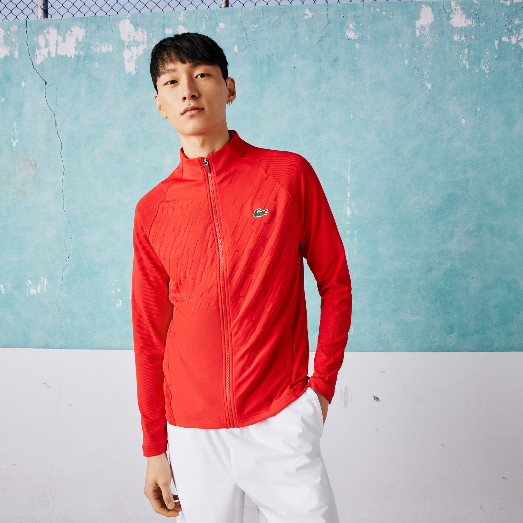 Men&rsquo;s Lacoste SPORT x Novak Djokovic Technical Zip Jacket