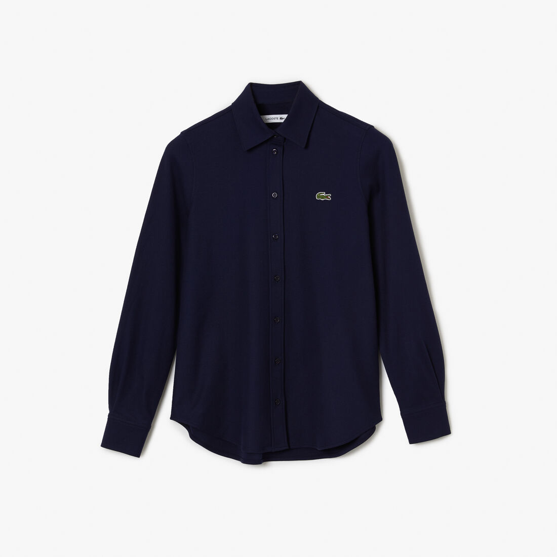 قميص لاكوست قطن بيكيه بياقة فرنسية للنساء قميص لاكوست قطن بيكيه بياقة فرنسية للنساء