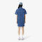 lacoste oversized cotton denim dress