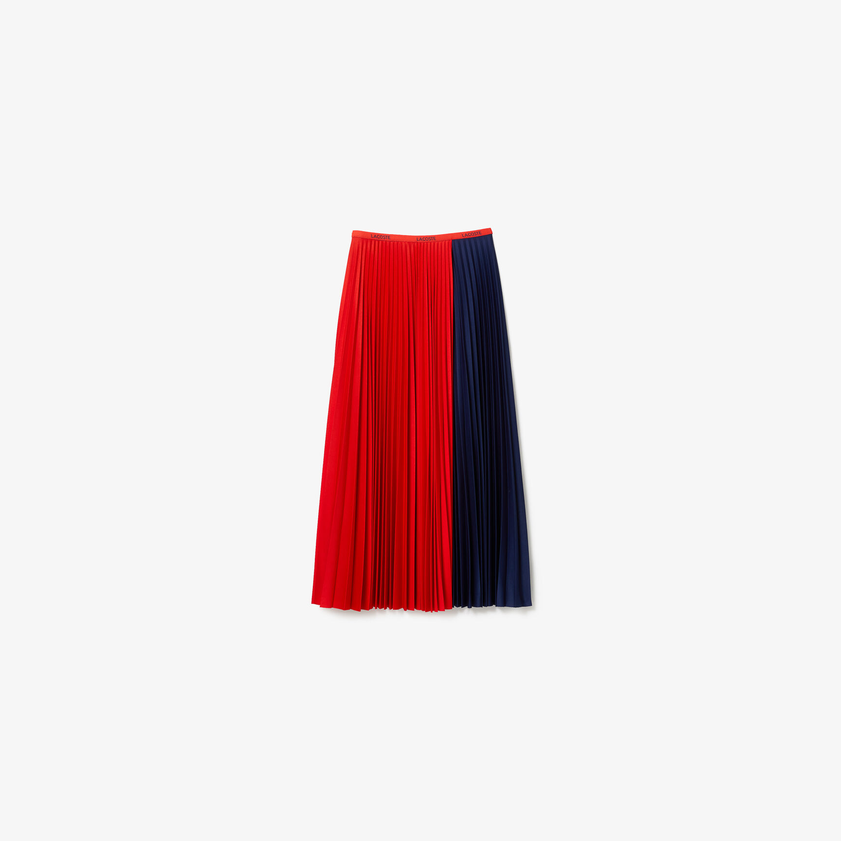 Women’s Mid-Length Colourblock Pleated Skirt Women’s Mid-Length Colourblock Pleated Skirt