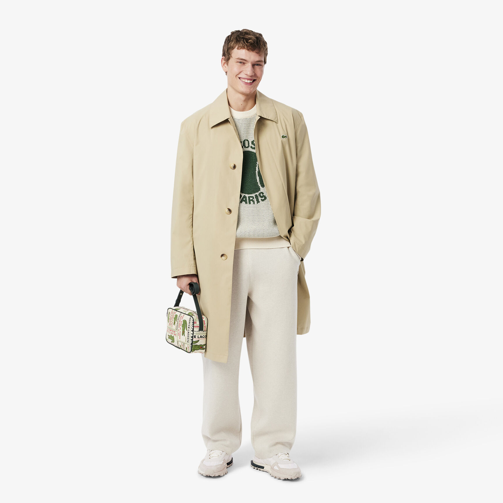 سنيكرز إيليت أكتيف قماش يحمل اسم الماركة للرجال سنيكرز إيليت أكتيف قماش يحمل اسم الماركة للرجال