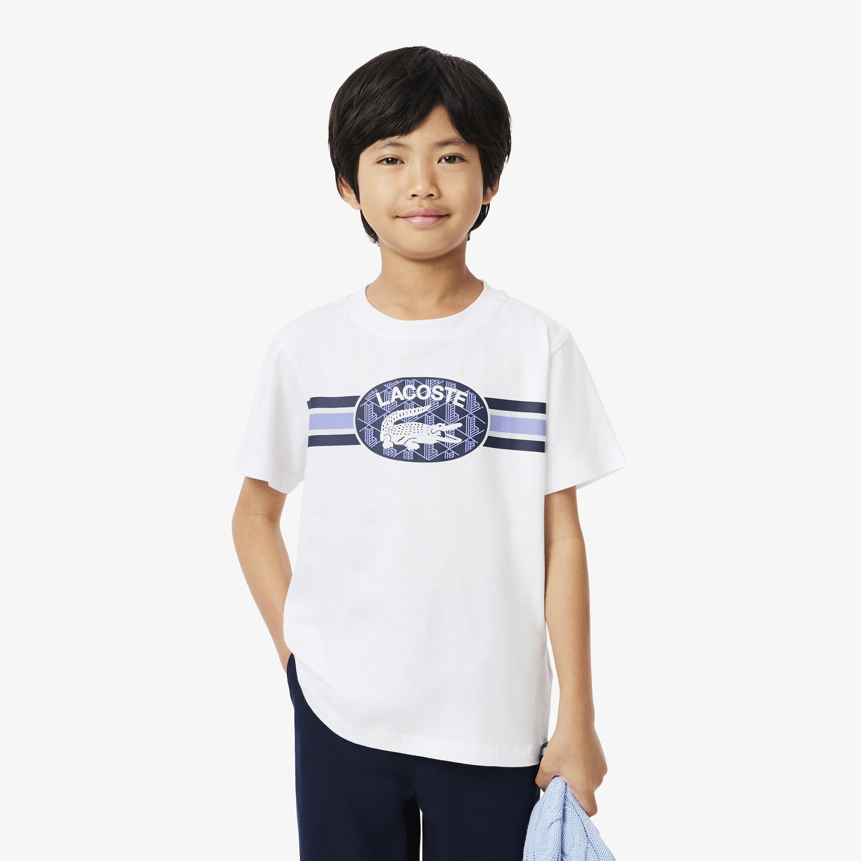 Monogram Print Cotton T-shirt Monogram Print Cotton T-shirt