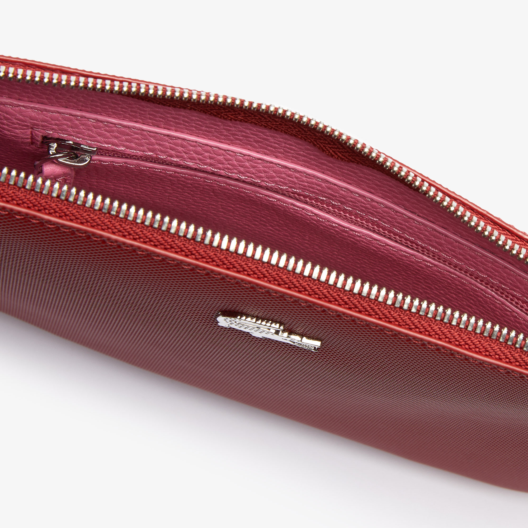 Women's Anna Coated Piqué Canvas Zip Clutch Women's Anna Coated Piqué Canvas Zip Clutch
