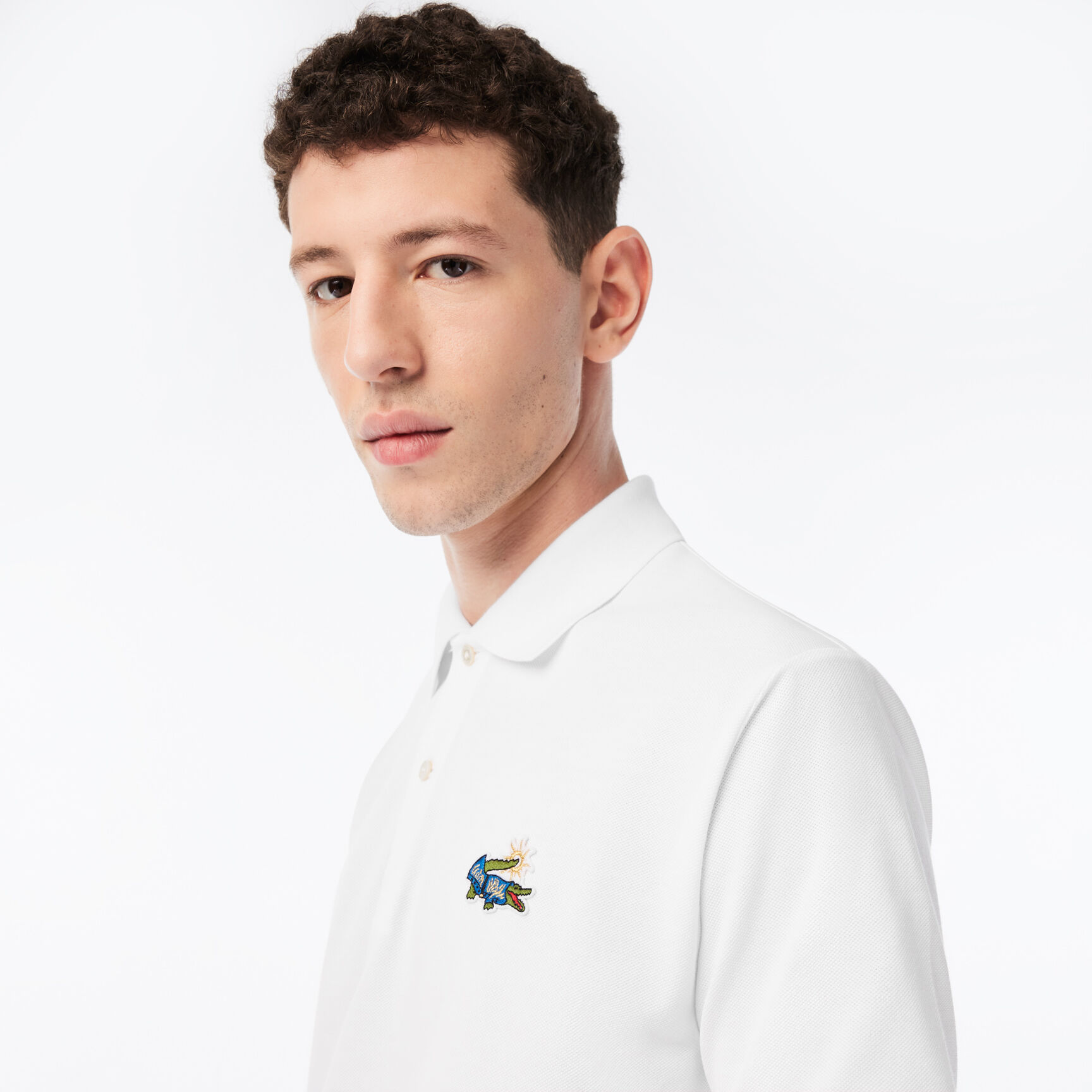 Men&rsquo;s Lacoste x Netflix Organic Cotton Polo Shirt