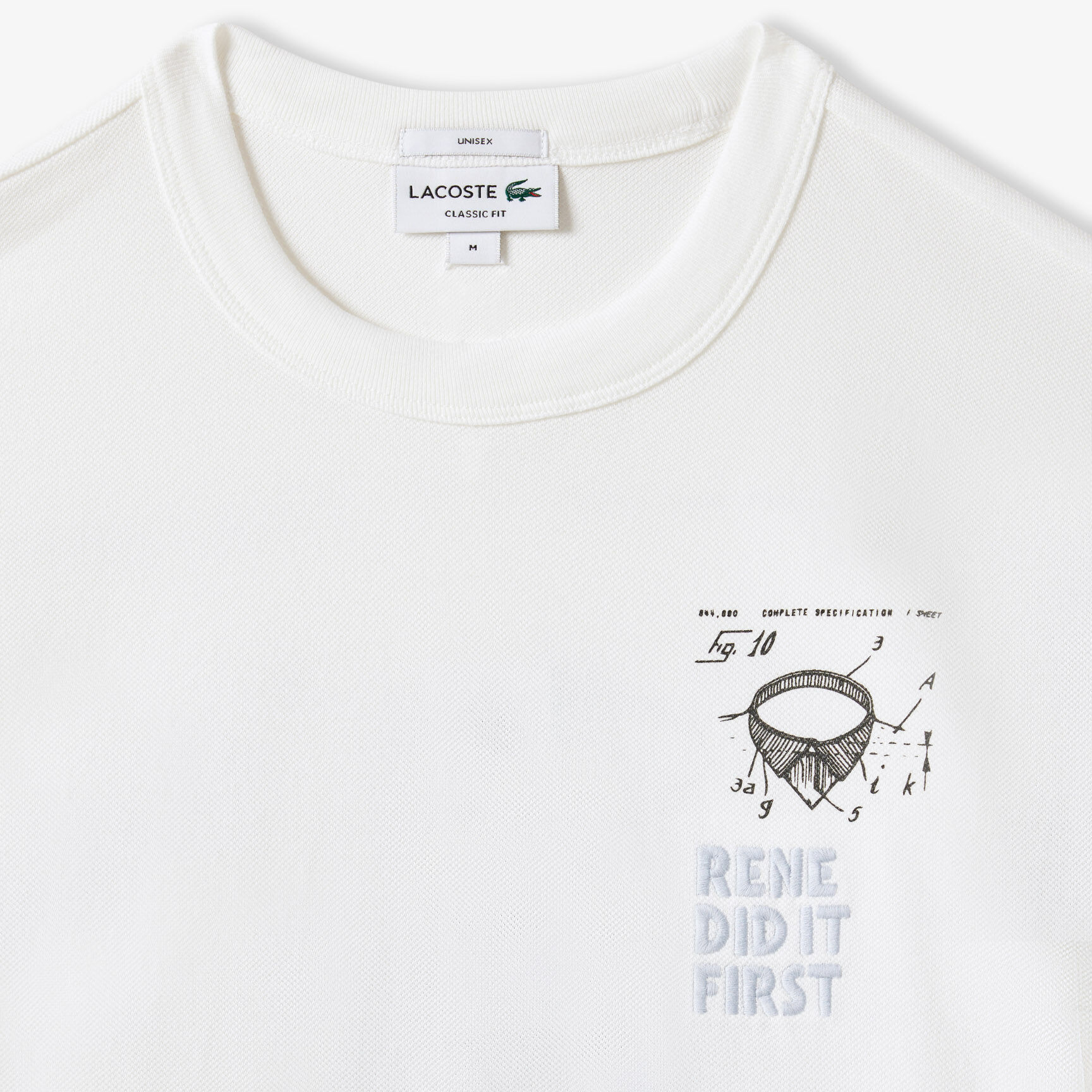 Patent Back Pique T-shirt