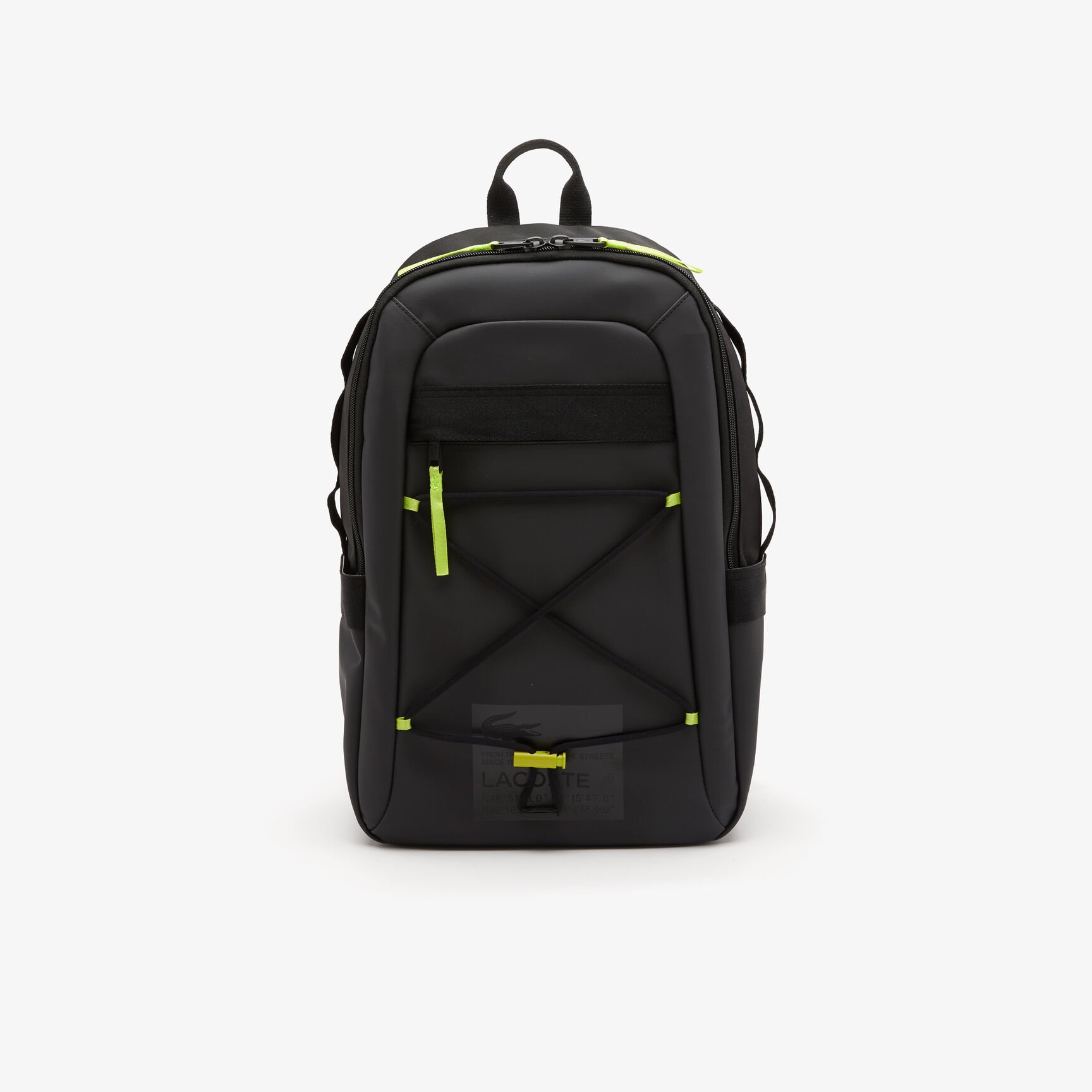 Men's Lacoste Elasticised Cord Water-Repellent Backpack Men's Lacoste Elasticised Cord Water-Repellent Backpack