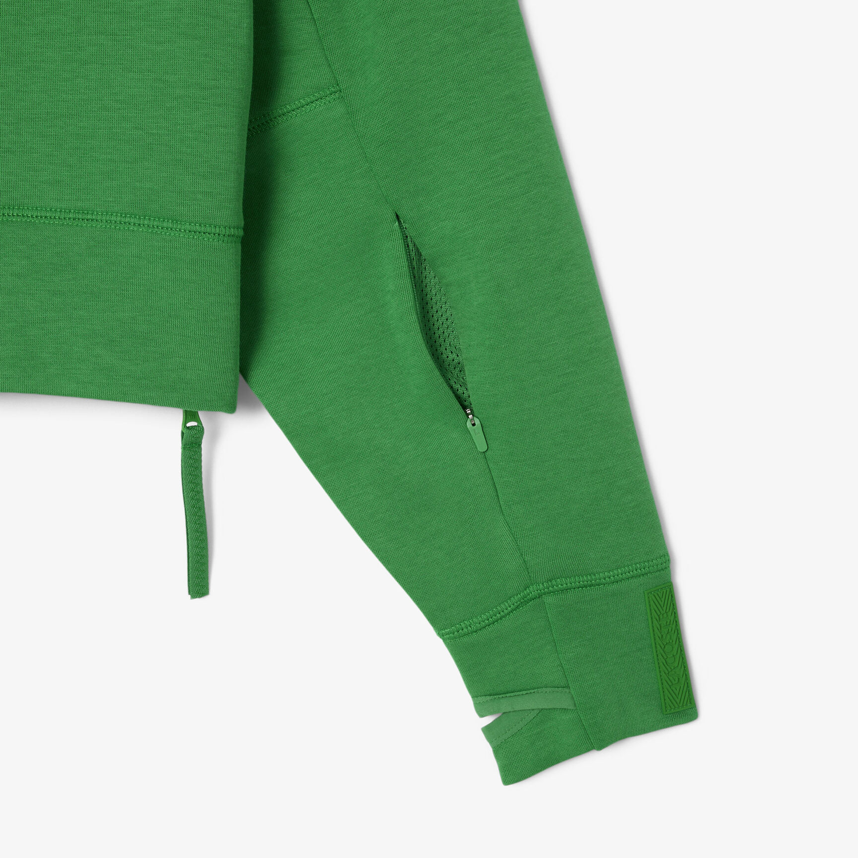 Short Cut Cotton Hoodie