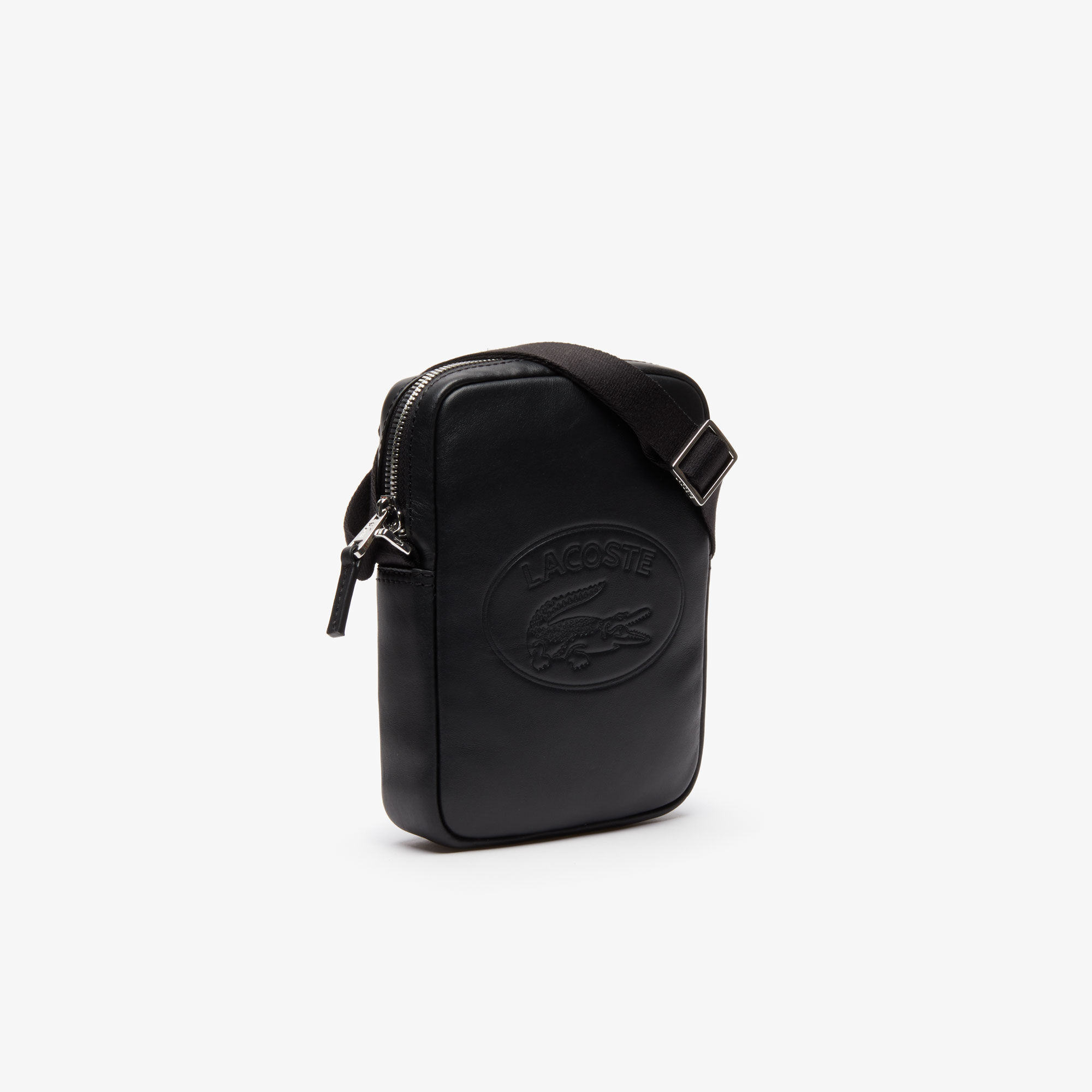 Men's L.12.12 Casual Embossed Lettering Vertical Leather Bag Men's L.12.12 Casual Embossed Lettering Vertical Leather Bag