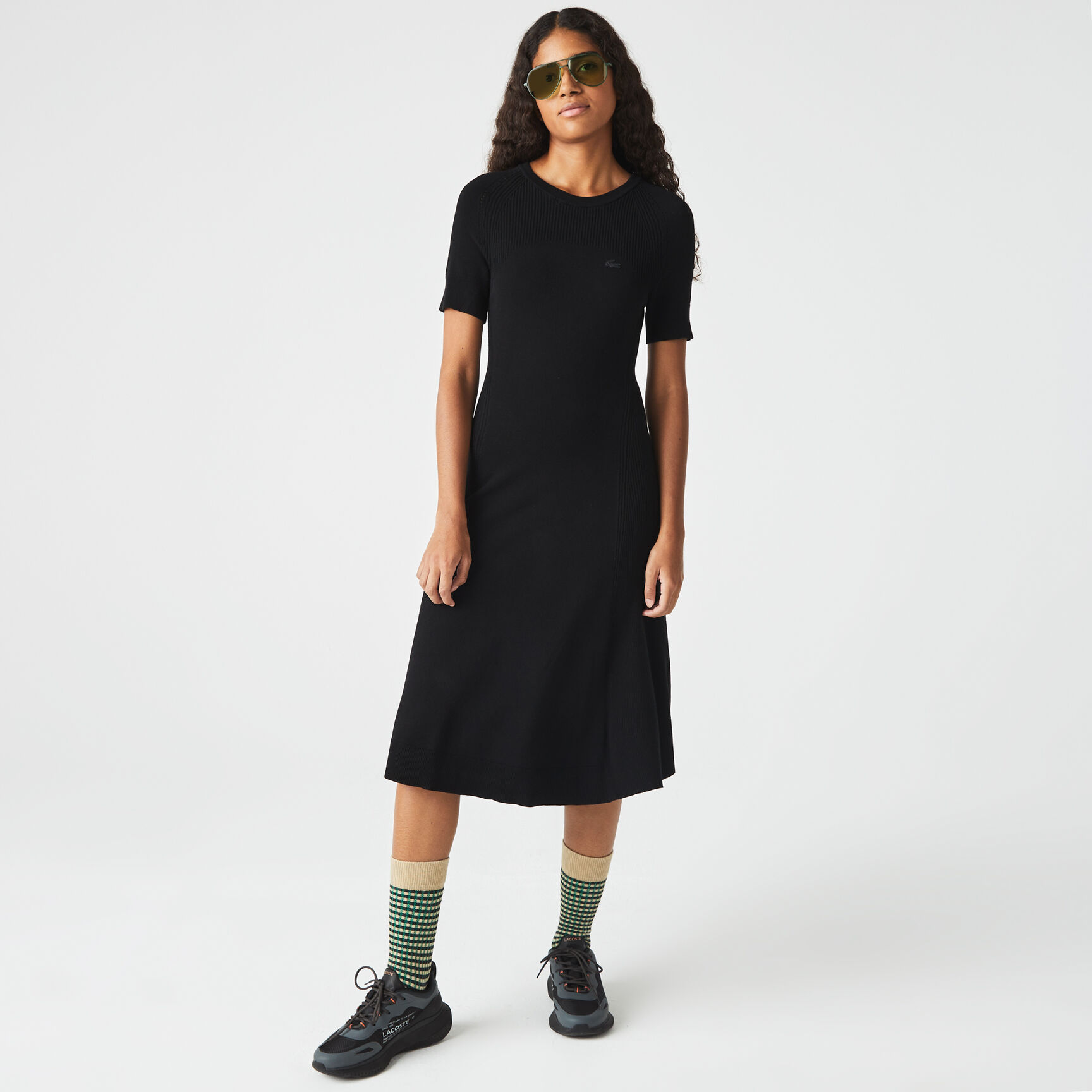 Women's Lacoste Knit Details Dress Women's Lacoste Knit Details Dress