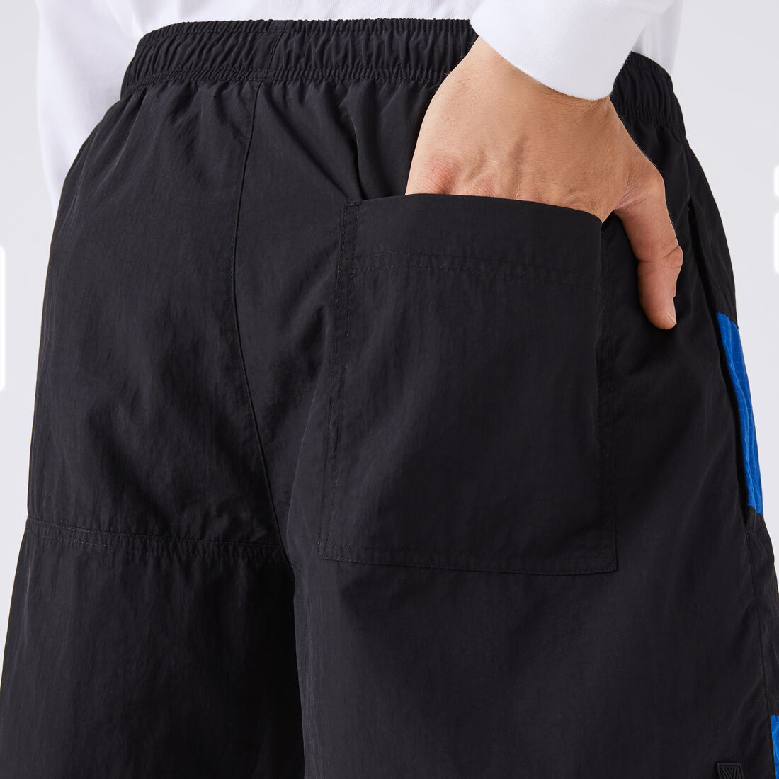 Men's Lacoste Color-block Patchwork Effect Shorts Men's Lacoste Color-block Patchwork Effect Shorts