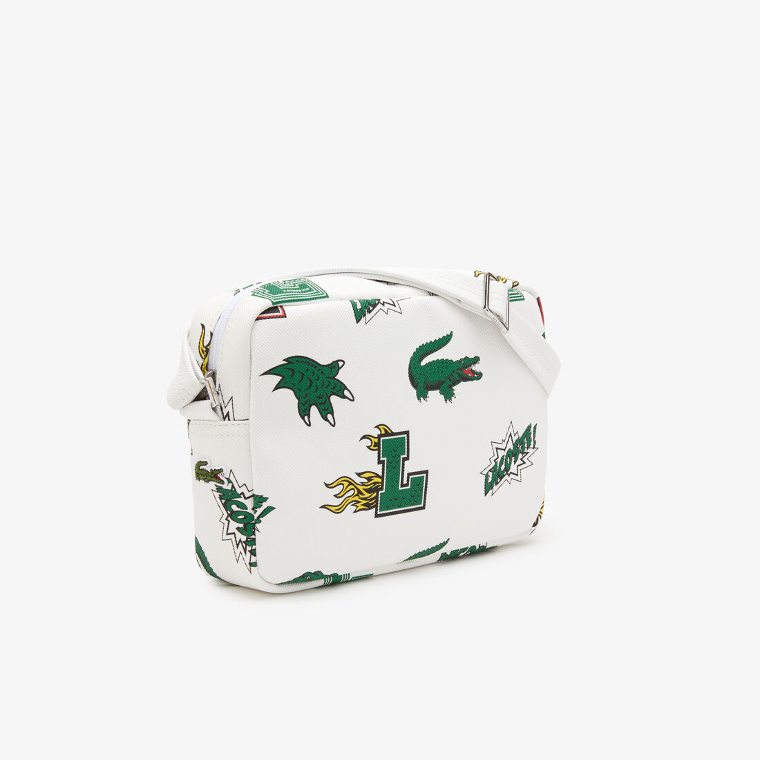 Unisex Lacoste Holiday Comic Effect Print Crossover Bag Unisex Lacoste Holiday Comic Effect Print Crossover Bag