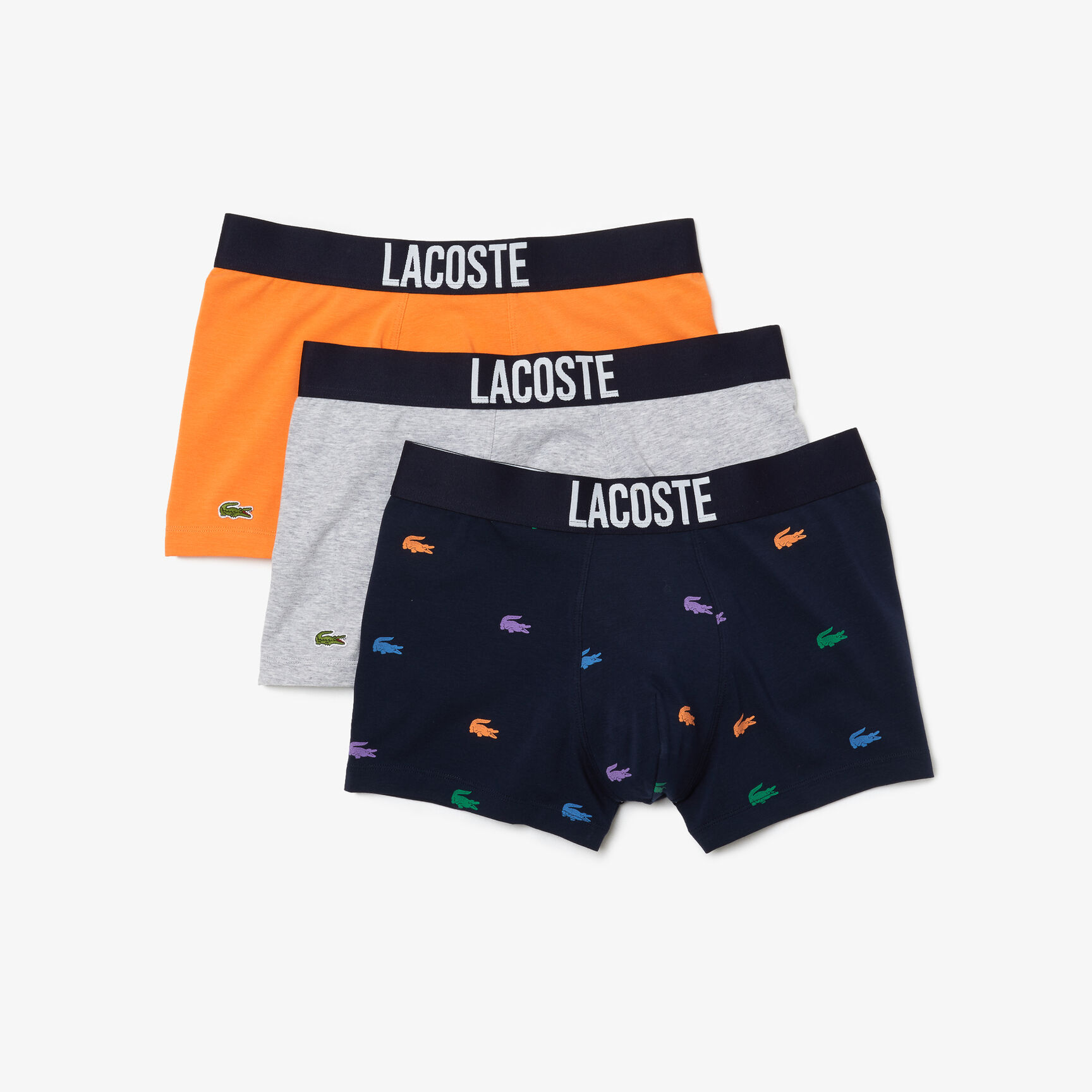 Men’s Logo Waist Short Stretch Cotton Trunk 3-Pack Men’s Logo Waist Short Stretch Cotton Trunk 3-Pack