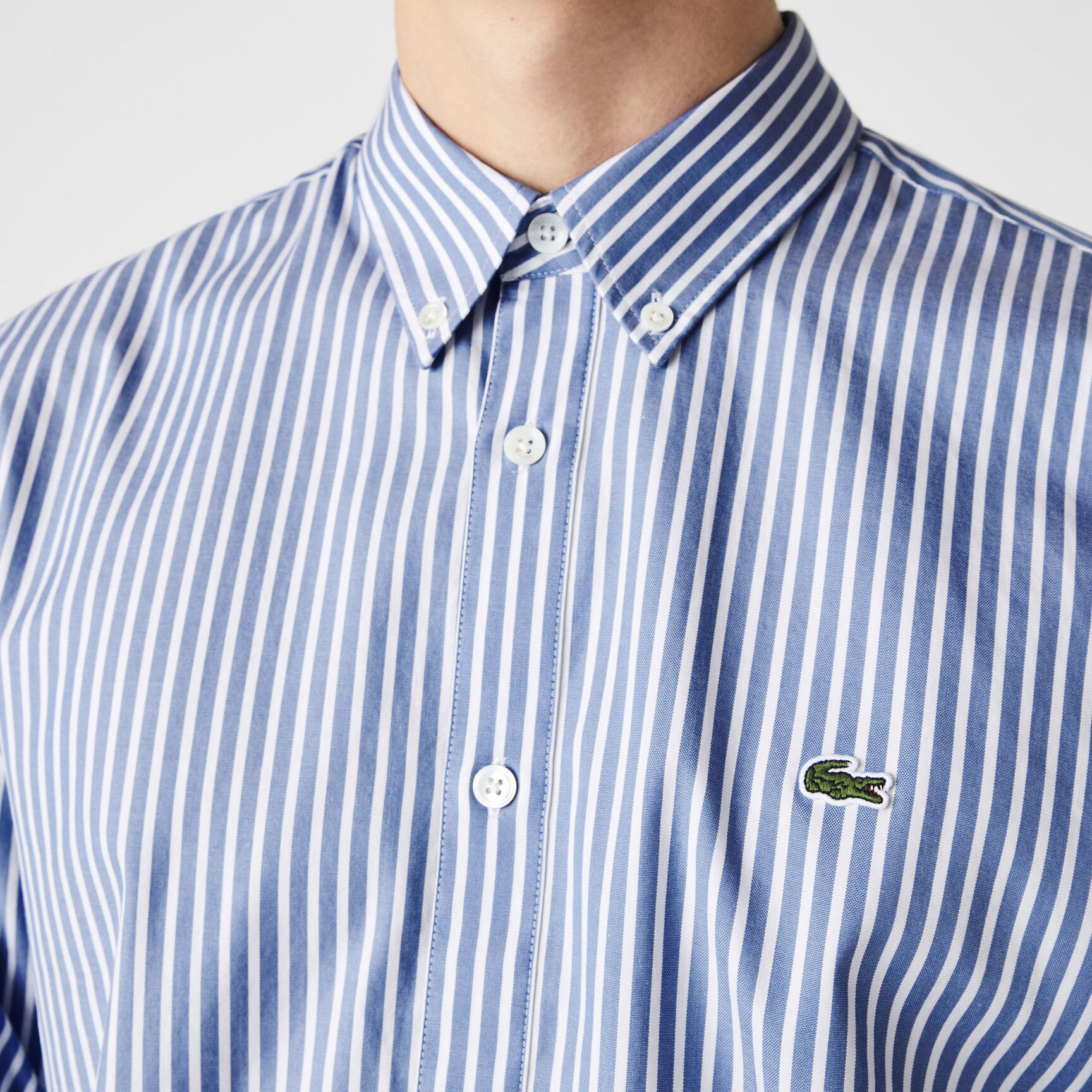Men's Regular Fit Striped Cotton Shirt