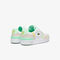 lacoste men s t clip leather citrus accent trainers