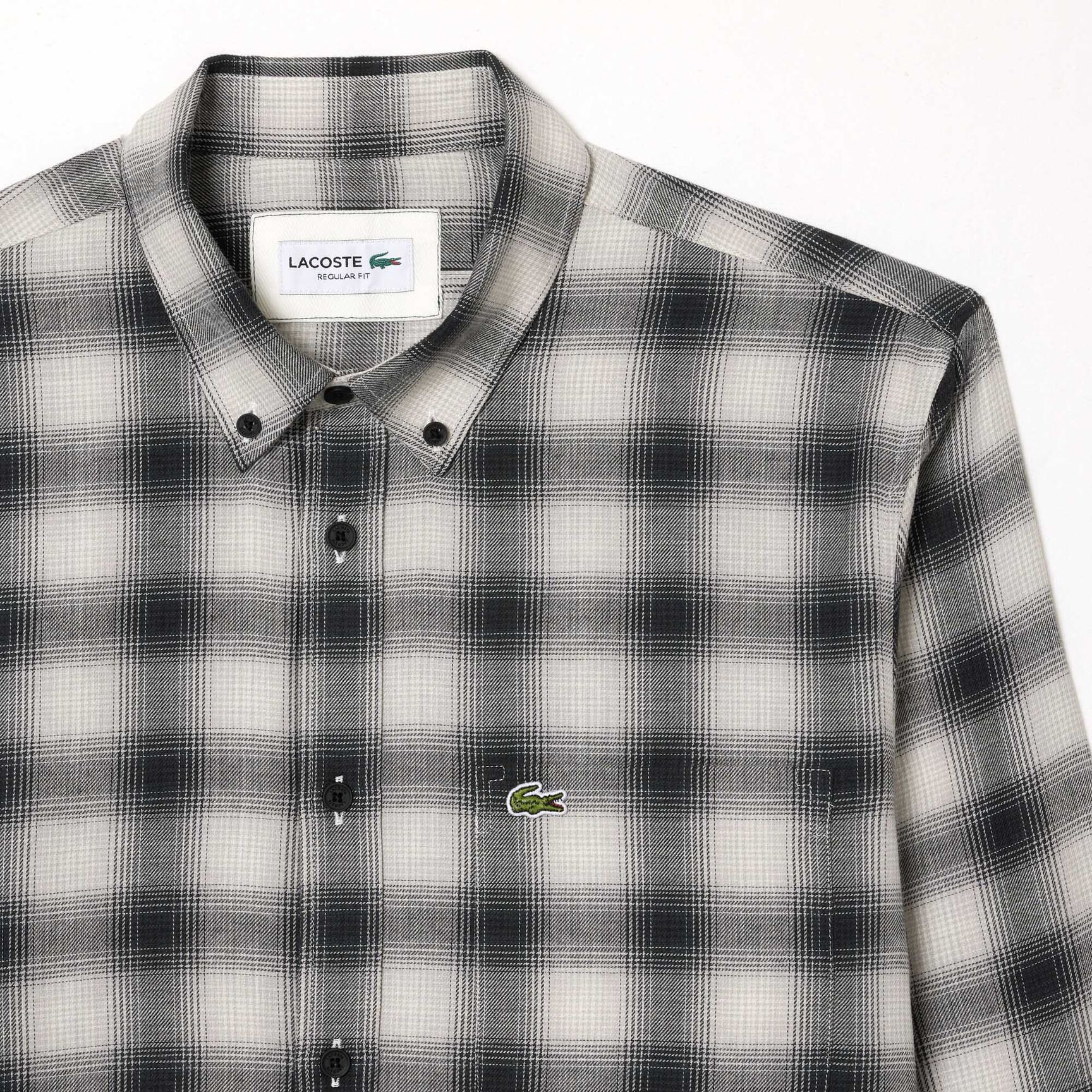 Cotton/Wool Blend Checked Flannel Shirt Cotton/Wool Blend Checked Flannel Shirt