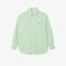 lacoste oversized striped linen shirt