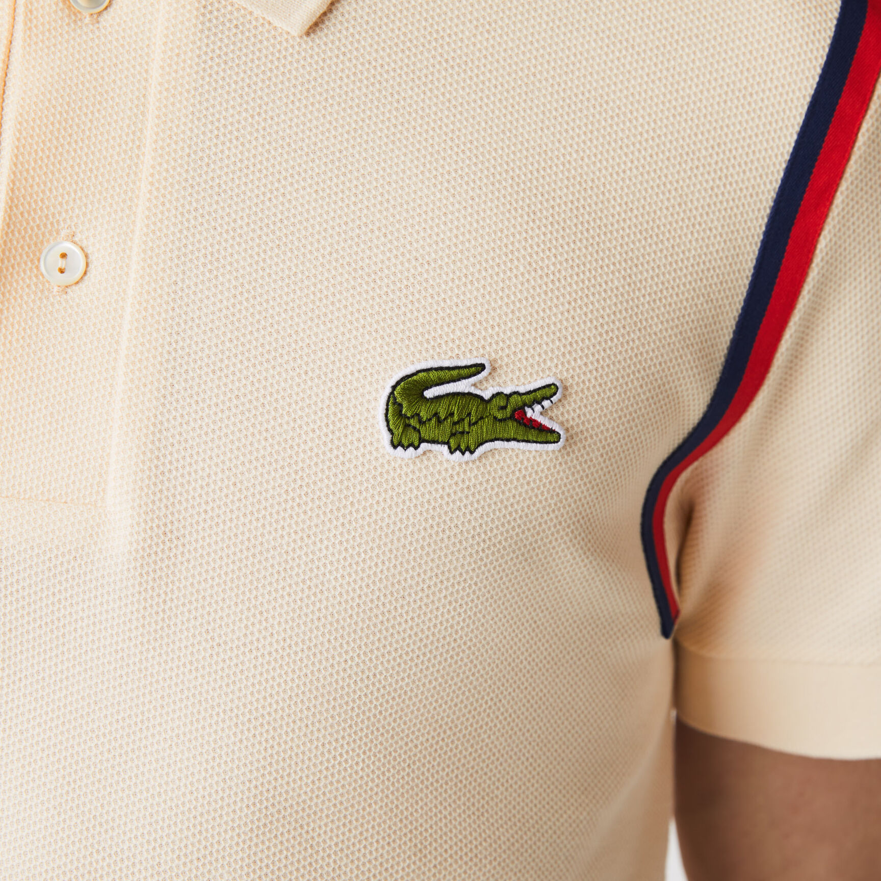 Men&rsquo;s Lacoste Made In France Regular Fit Organic Cotton Polo