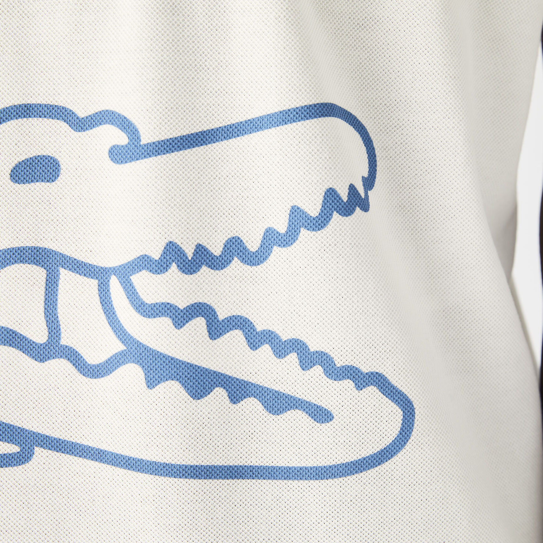 Men&rsquo;s Lacoste Regular Fit Crocodile Print Cotton Piqu&eacute; Polo