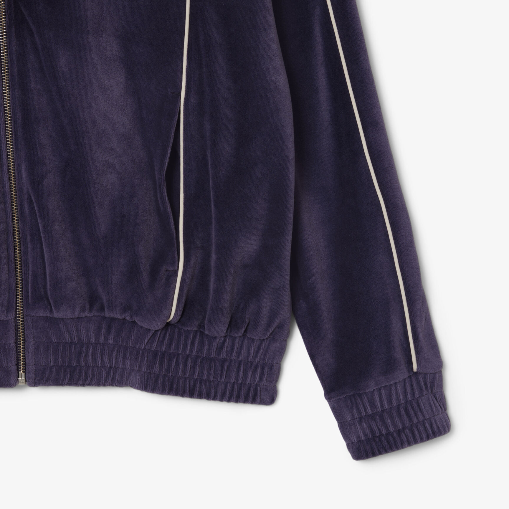 Oversized Zipped Velour Sweatshirt Oversized Zipped Velour Sweatshirt