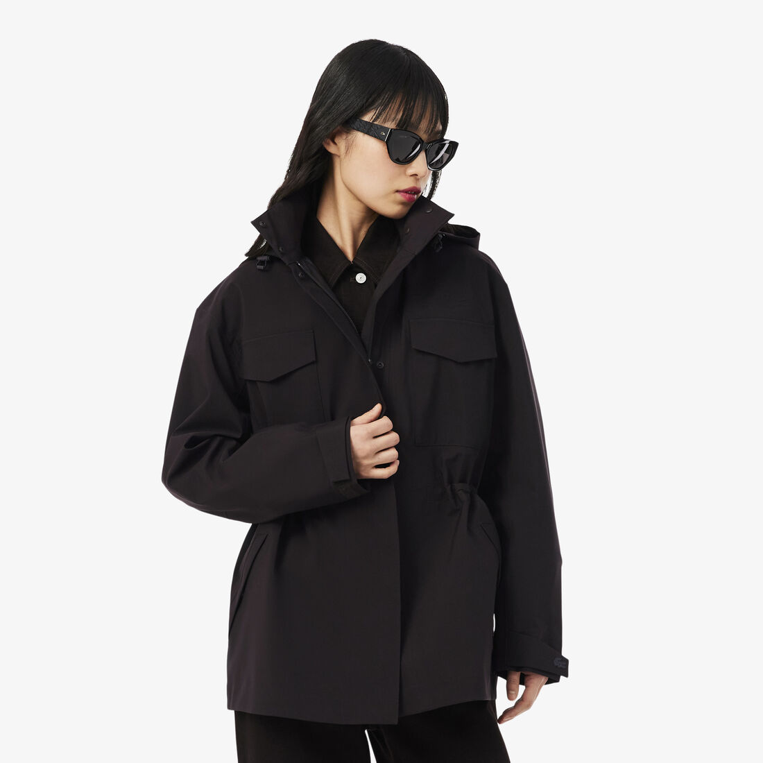Oversized Mid Length Waterproof Parka