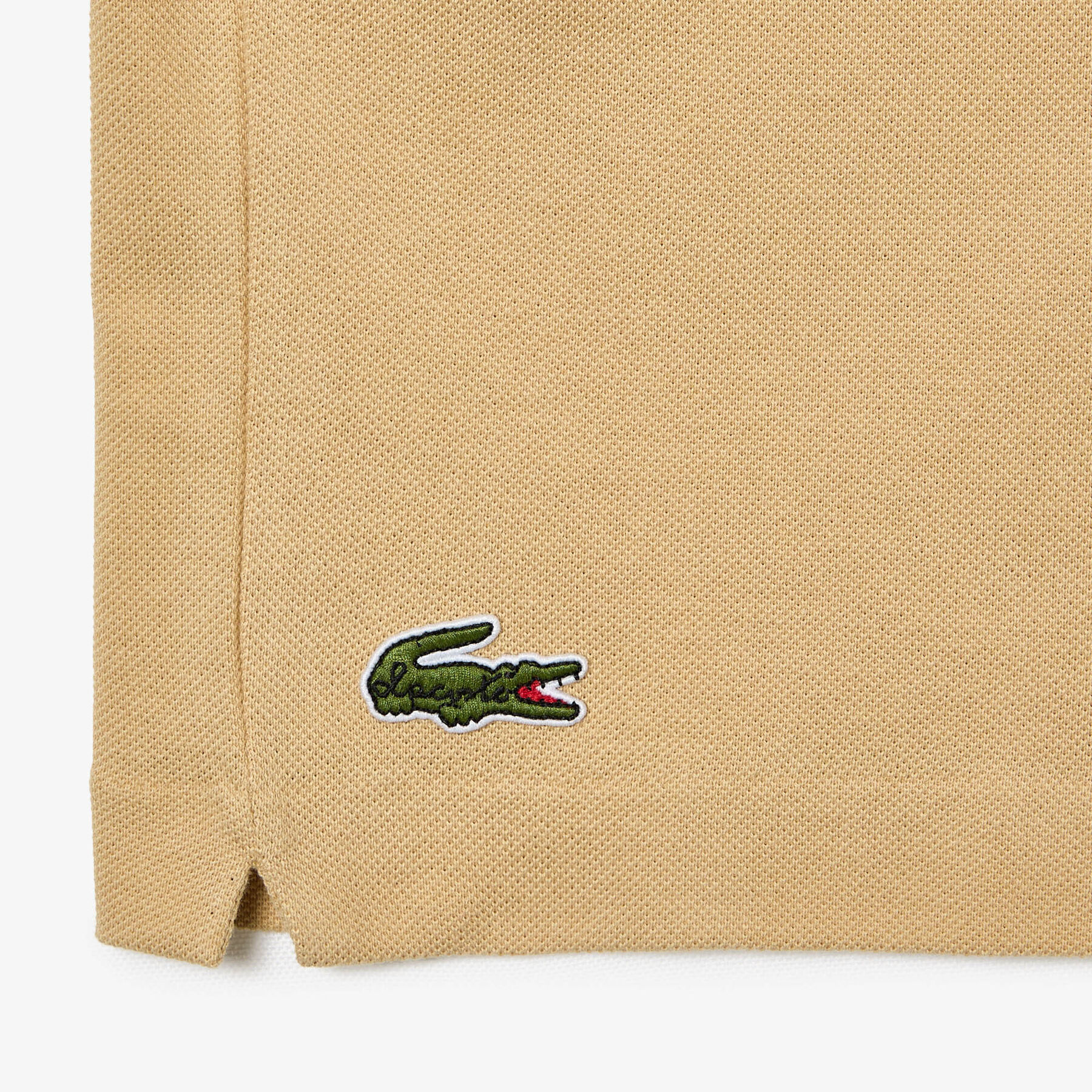 lacoste original l 12 12 embroidered patent cotton polo shirt