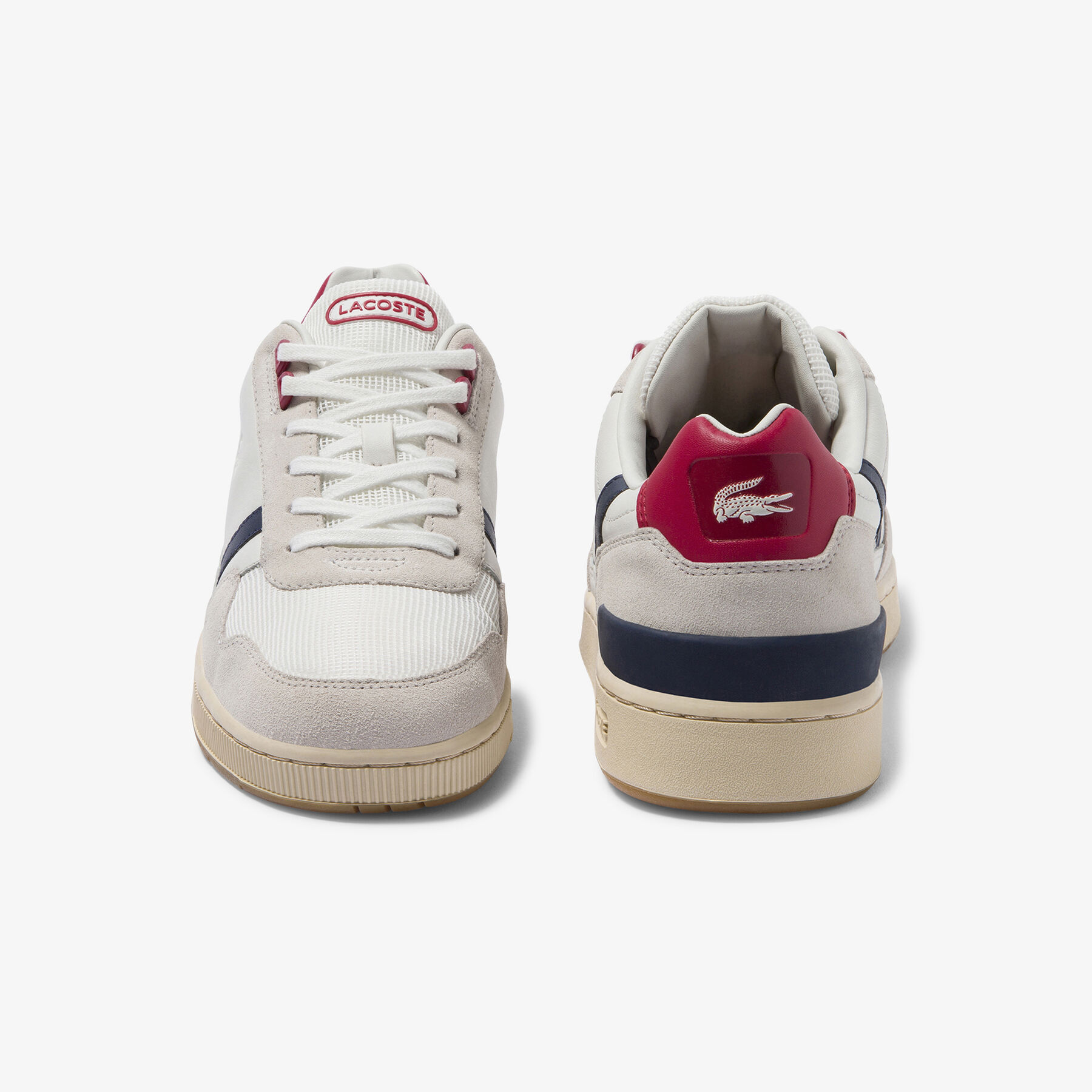 Men's T-Clip Leather Sneakers lacoste men s t clip leather sneakers