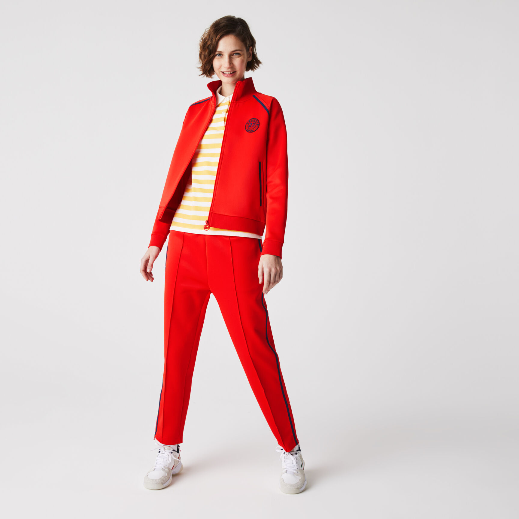 Women&rsquo;s Stand-Up Collar Vintage Style Zip Sweatshirt