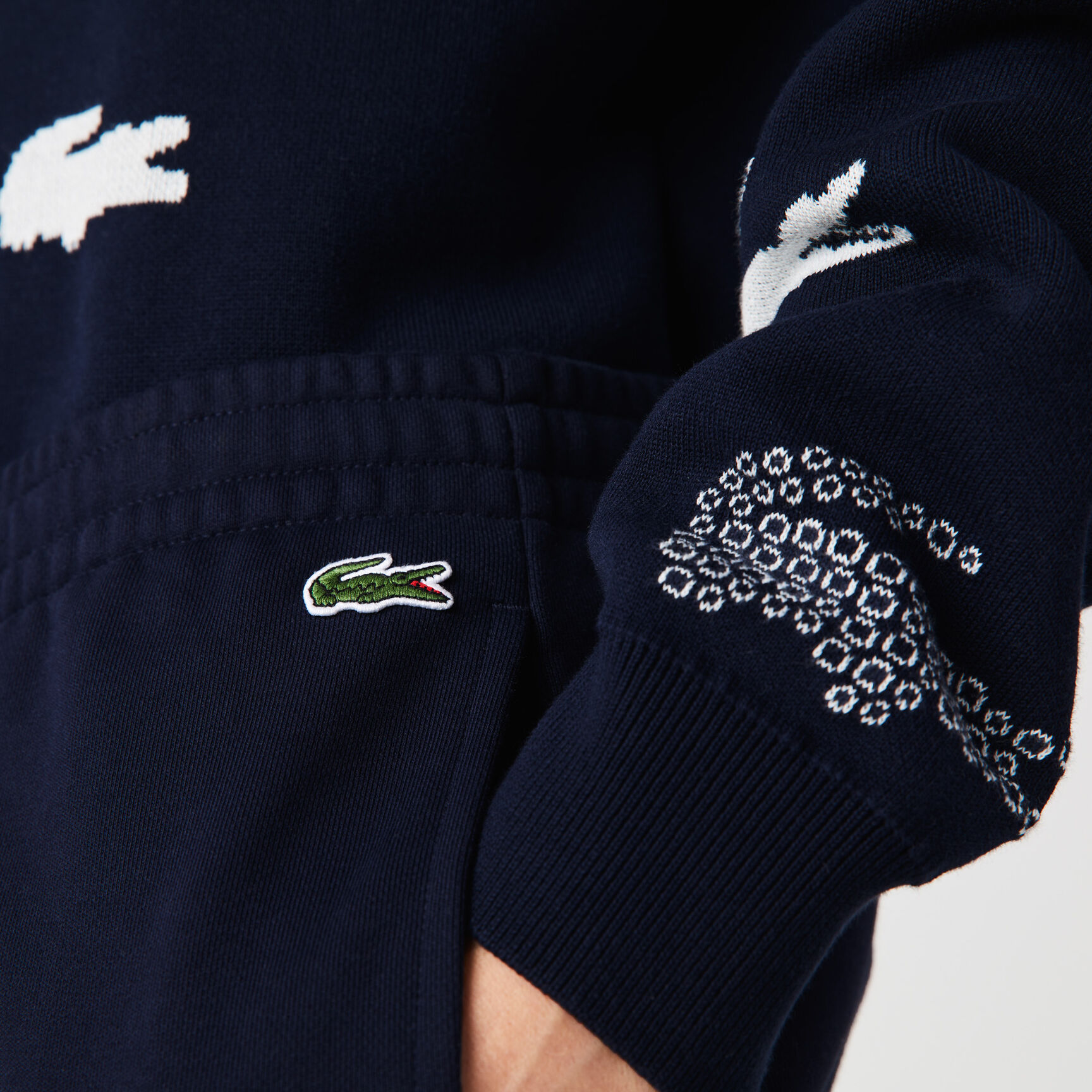 Men's Heritage Destructured Branding Cotton Fleece Joggers Men's Heritage Destructured Branding Cotton Fleece Joggers