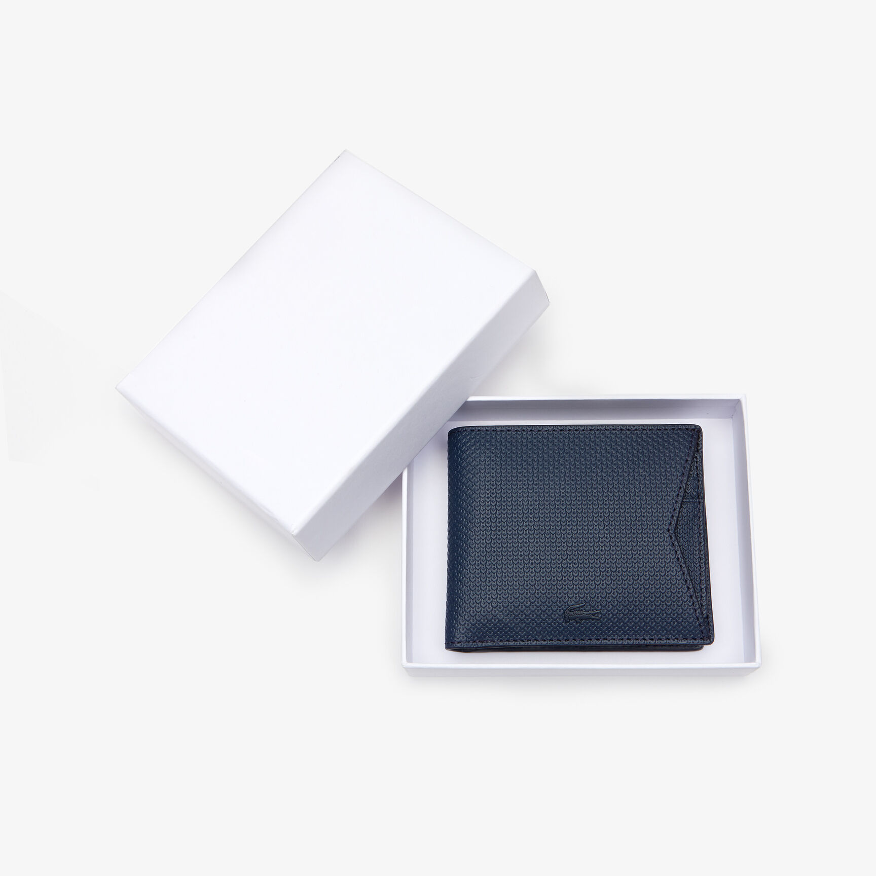 Men's Chantaco Piqu&eacute; Leather 8 Card Holder And Wallet