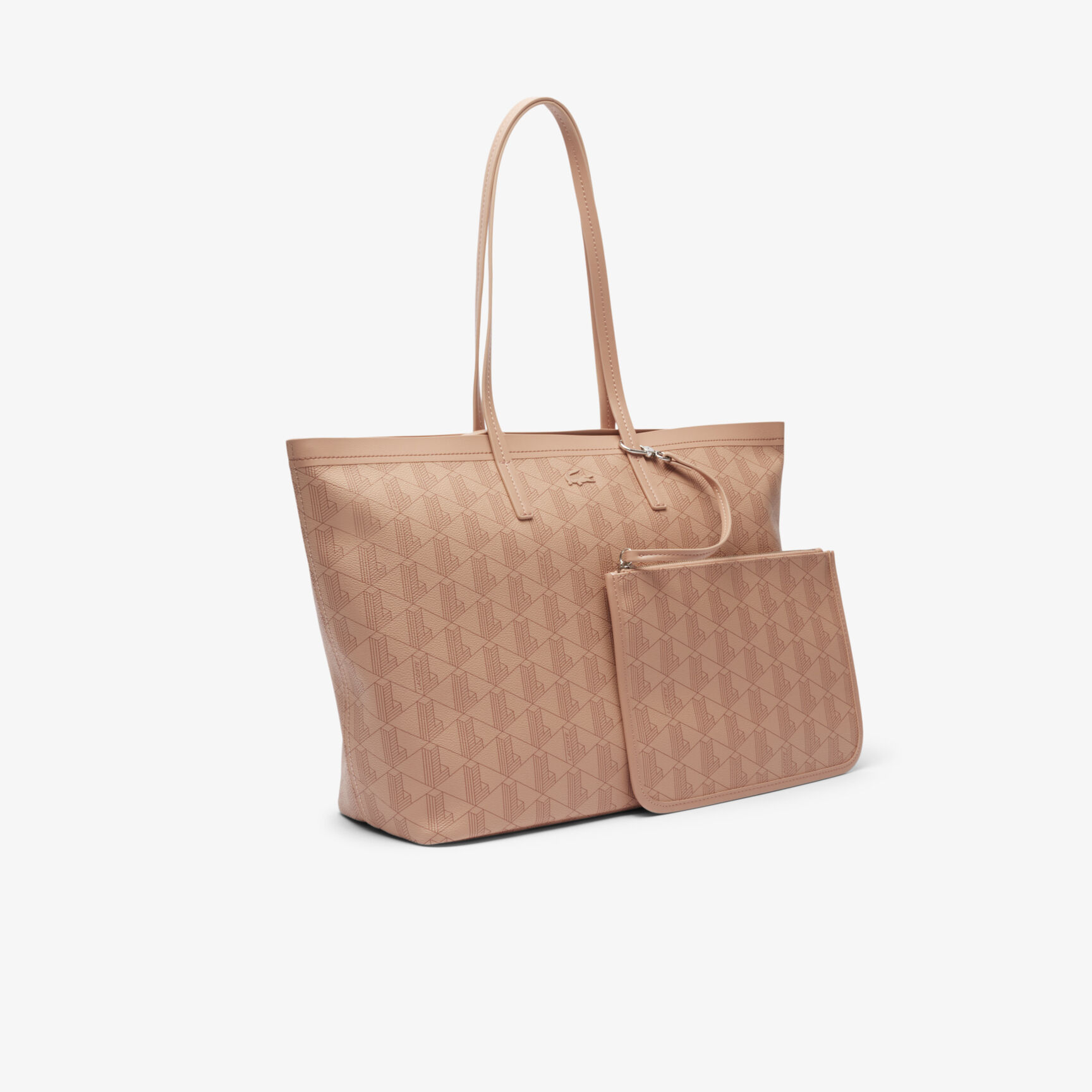 Zely Grained Tote with Pouch
