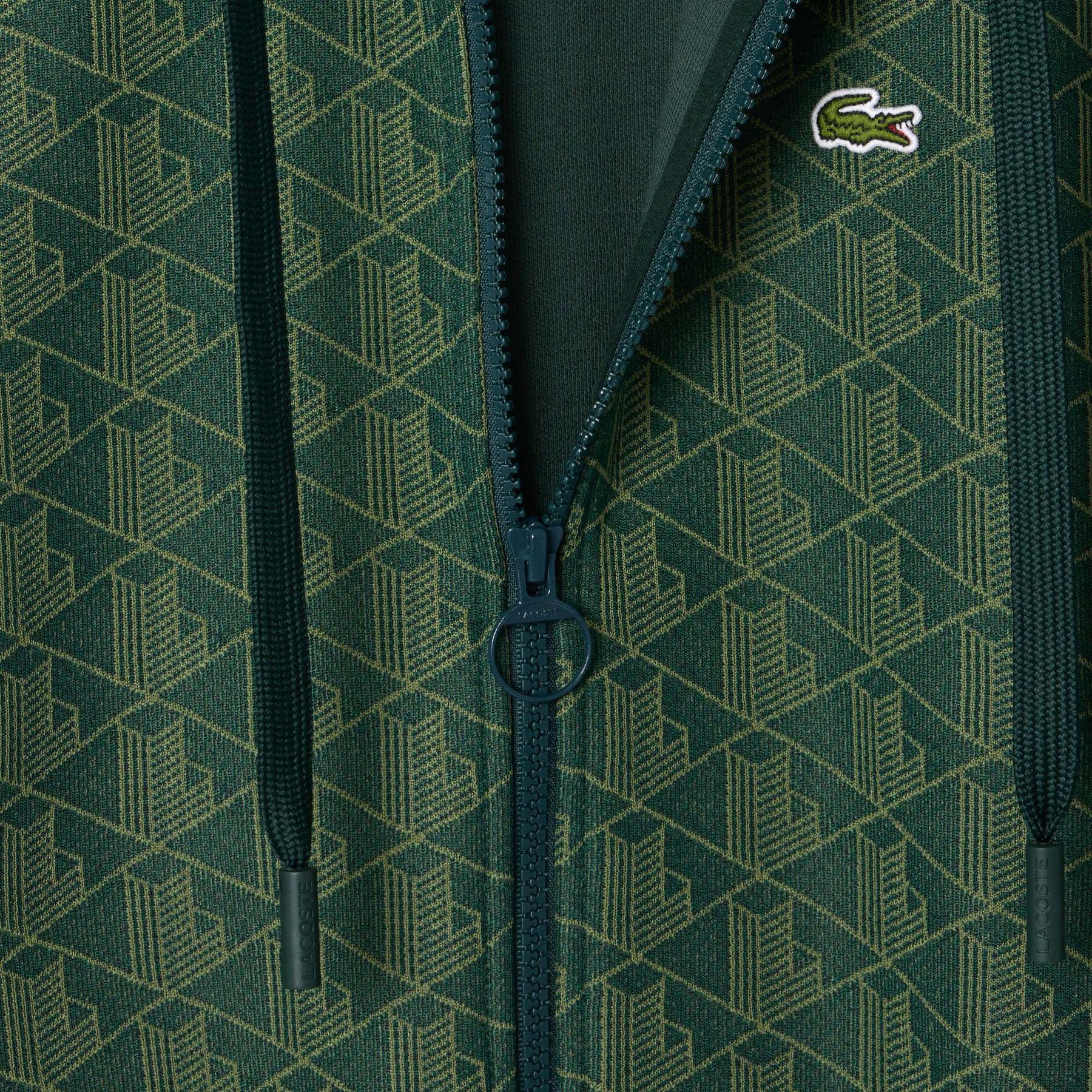 Jacquard Monogram Hoodie lacoste jacquard monogram hoodie