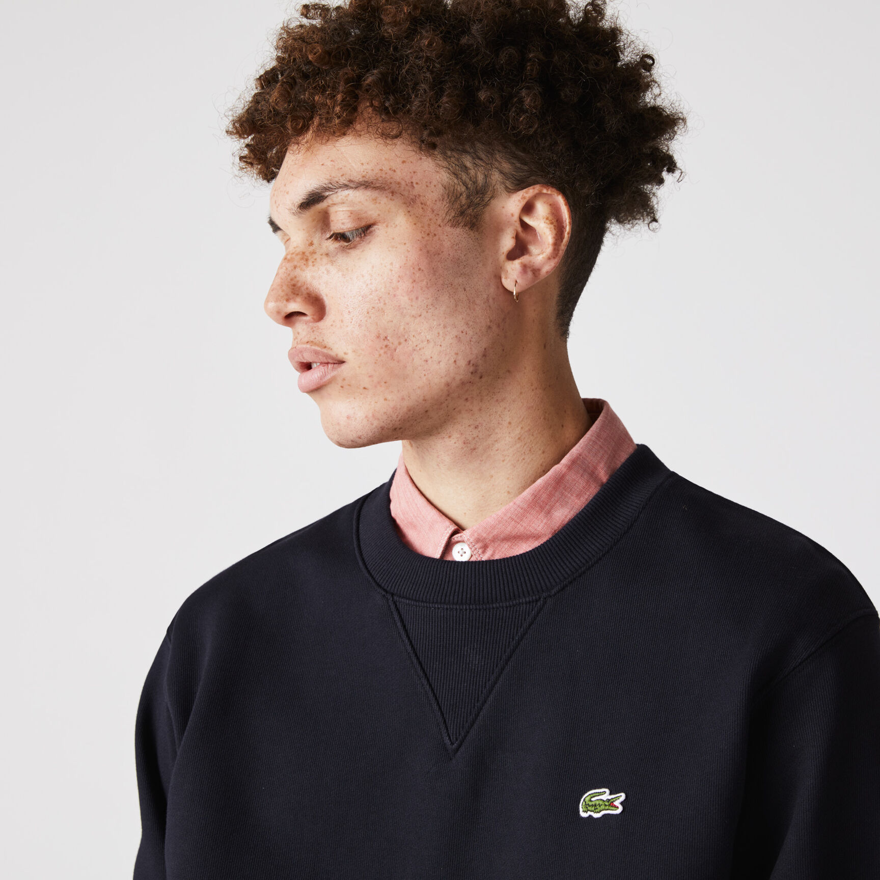 Unisex Crew Neck Organic Cotton Fleece Sweatshirt