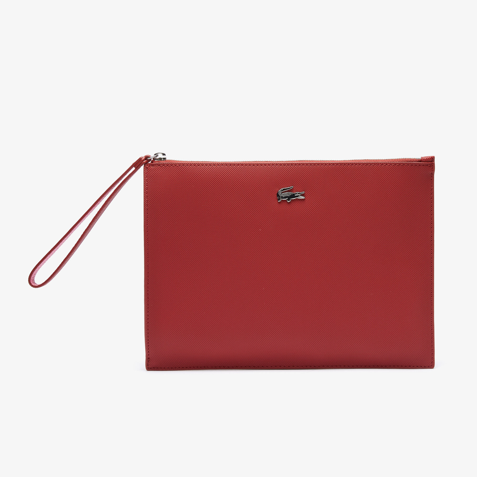 Women's Anna Coated Piqué Canvas Zip Clutch Women's Anna Coated Piqué Canvas Zip Clutch