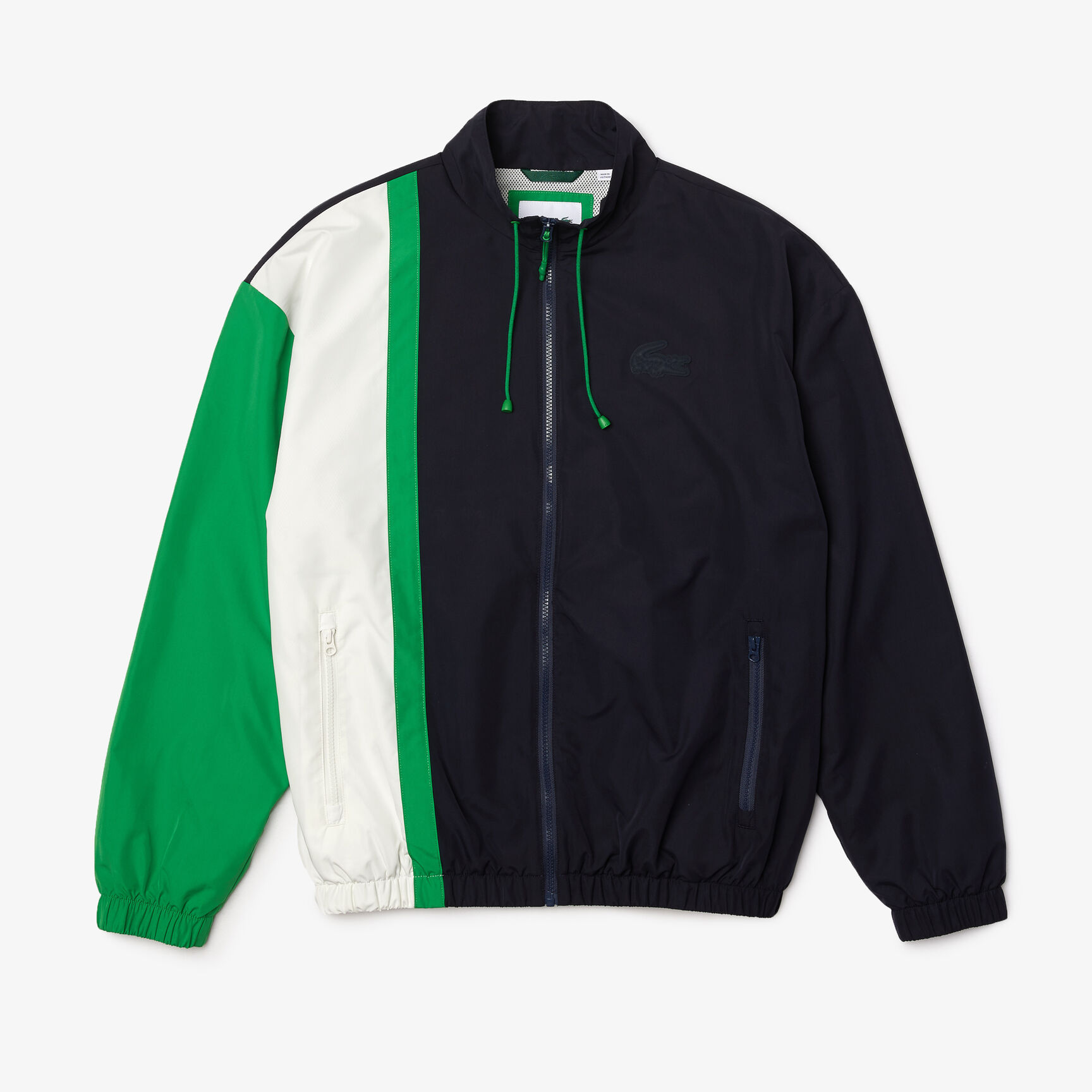 Men&rsquo;s Lightweight Water-Resistant Colorblock Zip Jacket